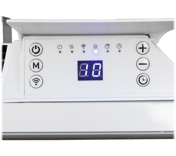 2KW SMART GLASS PANEL HEATER WHITE