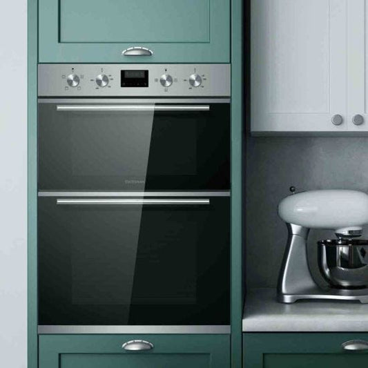 BUILT-IN 88CM 35/70L DOUBLE OVEN STAINLESS STEEL