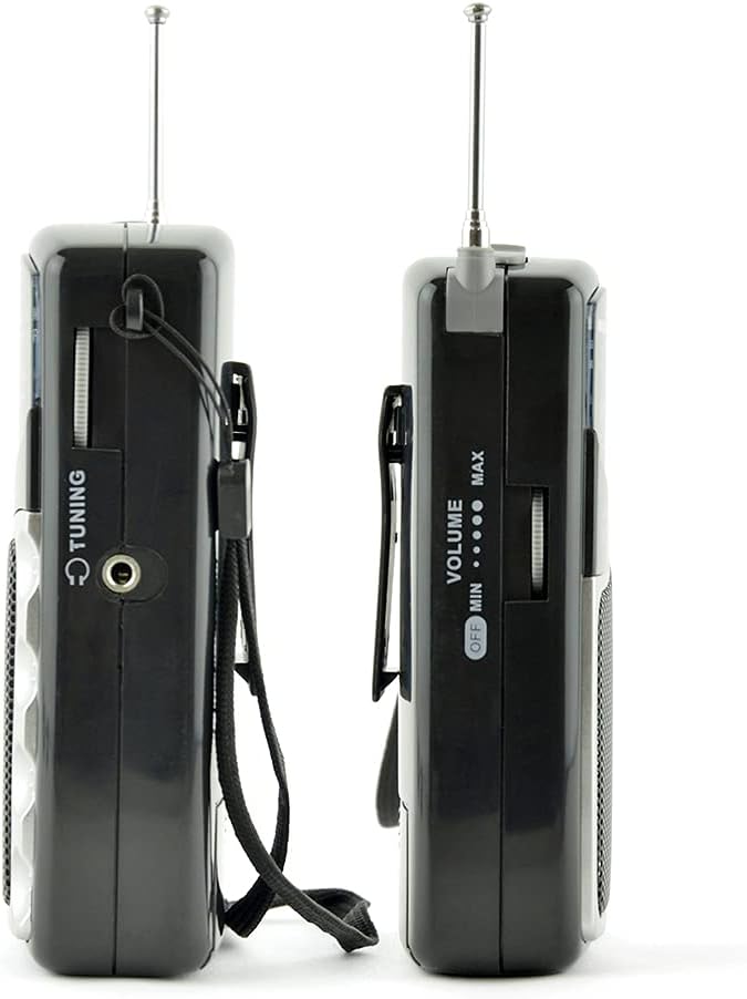 ENTERTAINER 2BAND DC PORTABLE RADIO WITH EARPHONES