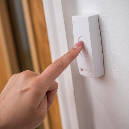 80m Wirefree Plug In Door Chime White