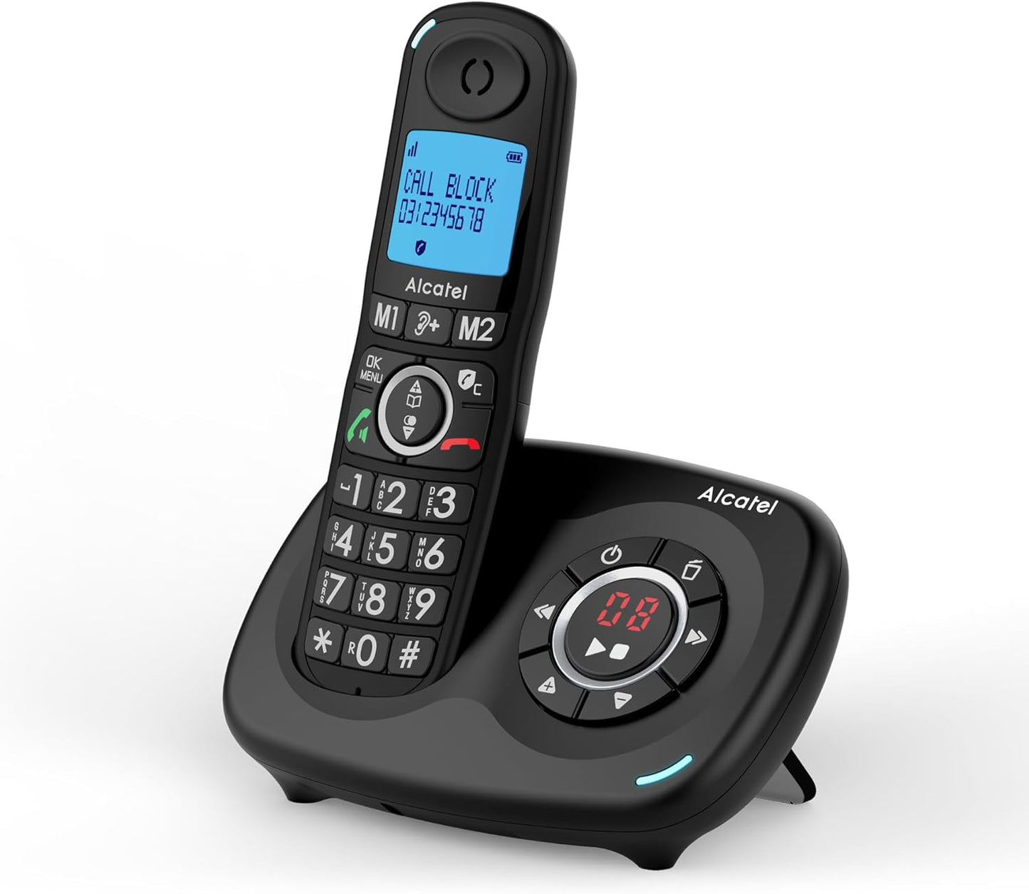 XL595 DECT PHONE WITH ANSWER MACHINE TWIN