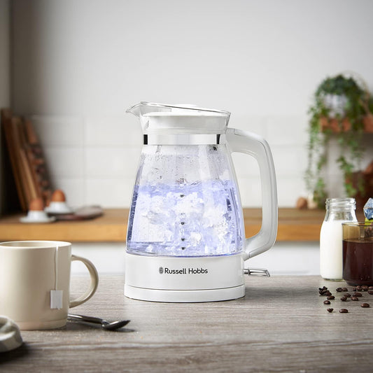 1.7L CLASSIC GLASS KETTLE WHITE