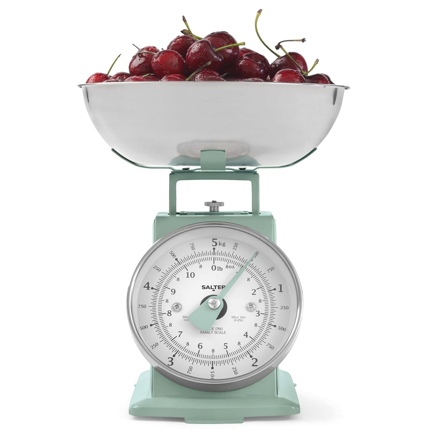 5KG TIMELESS MECHANICAL KITCHEN SCALE SAGE