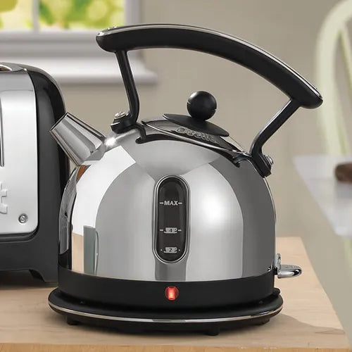 Lite 2L Black Dome Cordless Kettle with Window