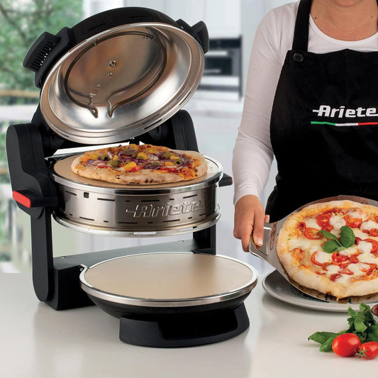 32CM DOUBLE PIZZA OVEN BLACK