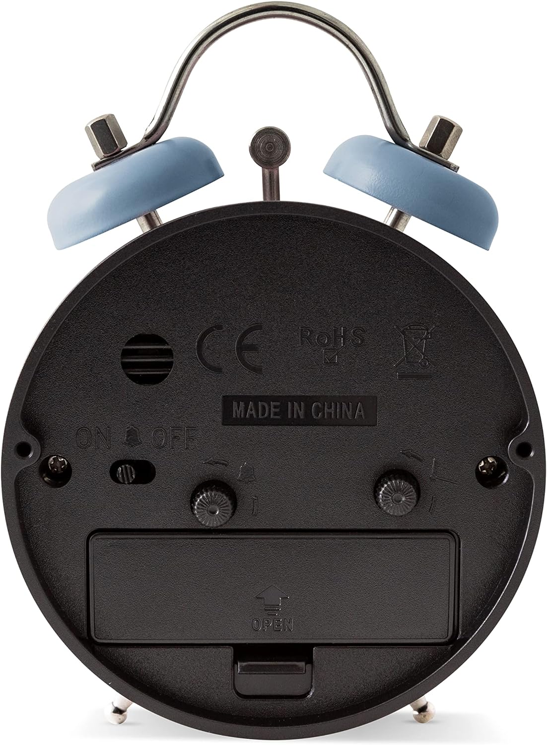 HAVEN FAUX BELL ALARM CLOCK FRENCH BLUE