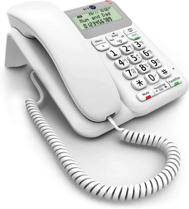 DECOR 2200 WHITE CORDED FULLY FEATURED PHONE