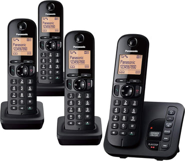 DECT QUAD PHONE ANSWERMACHINE CALL BLOCK
