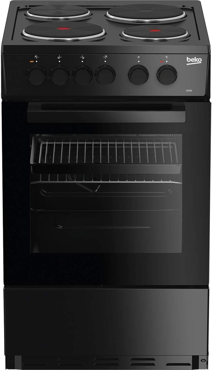 Beko Electric Cooker with Solid Plate Hob 50cm