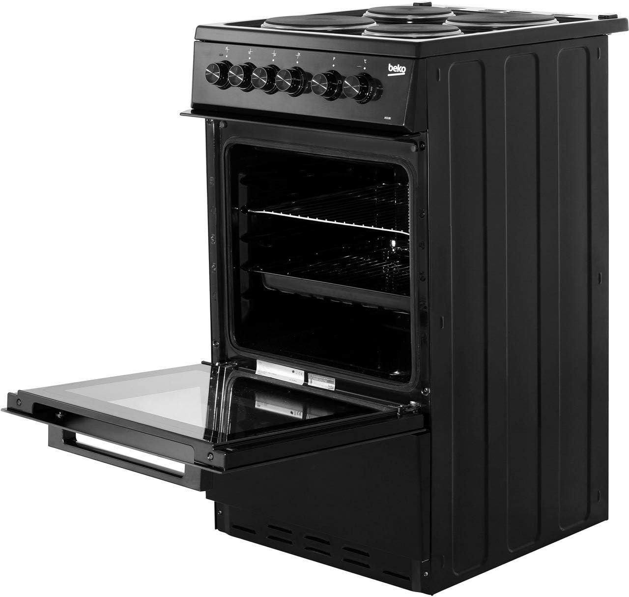 Beko Electric Cooker with Solid Plate Hob 50cm