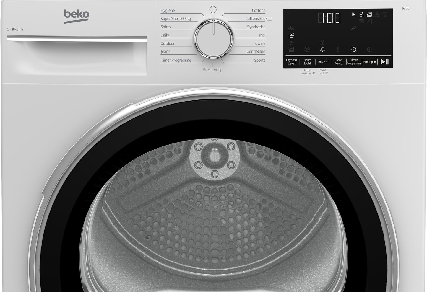 Beko 9Kg Condenser Tumble Dryer - White - B Rated