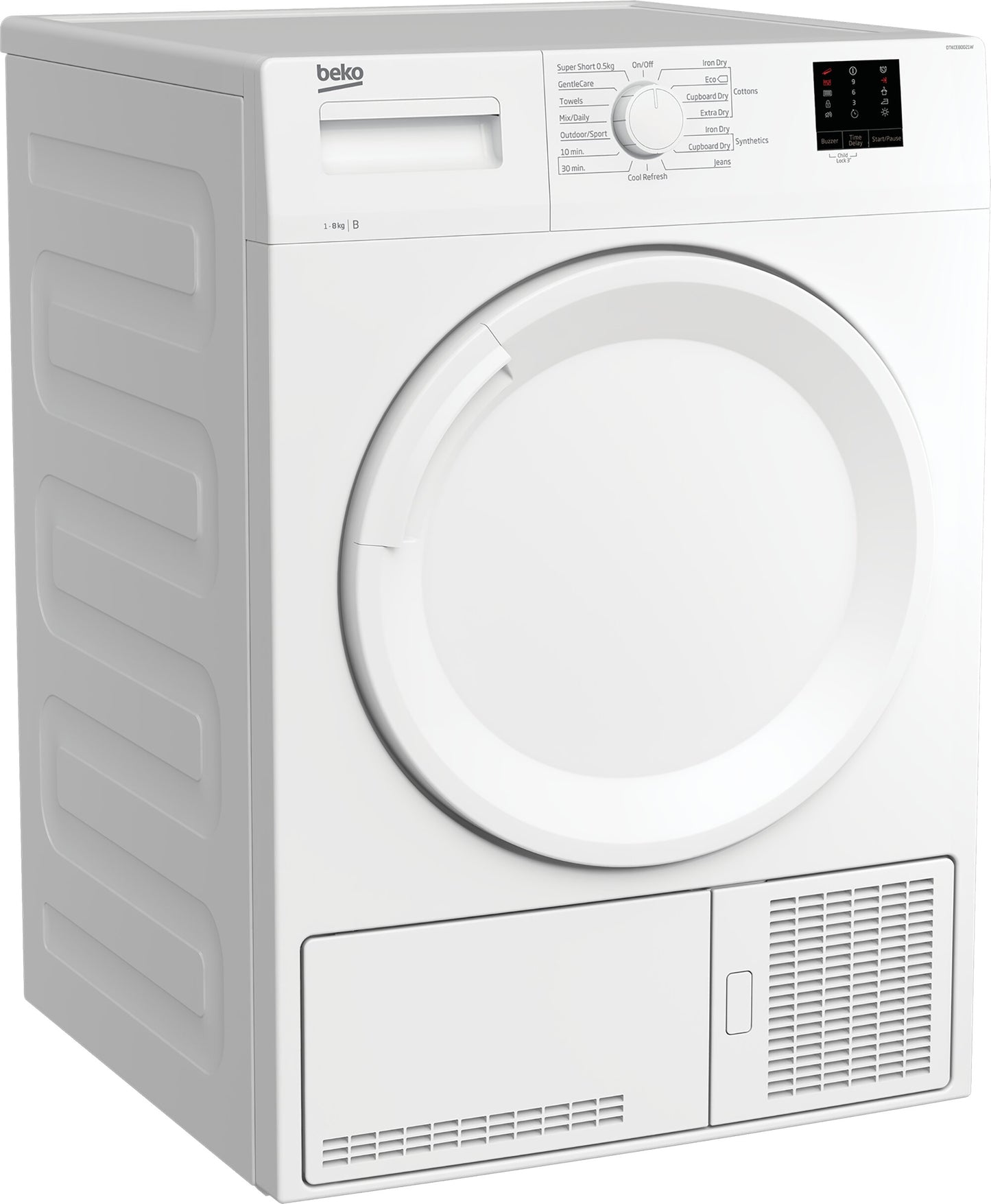 Beko 8Kg Condenser Tumble Dryer - White - B Rated