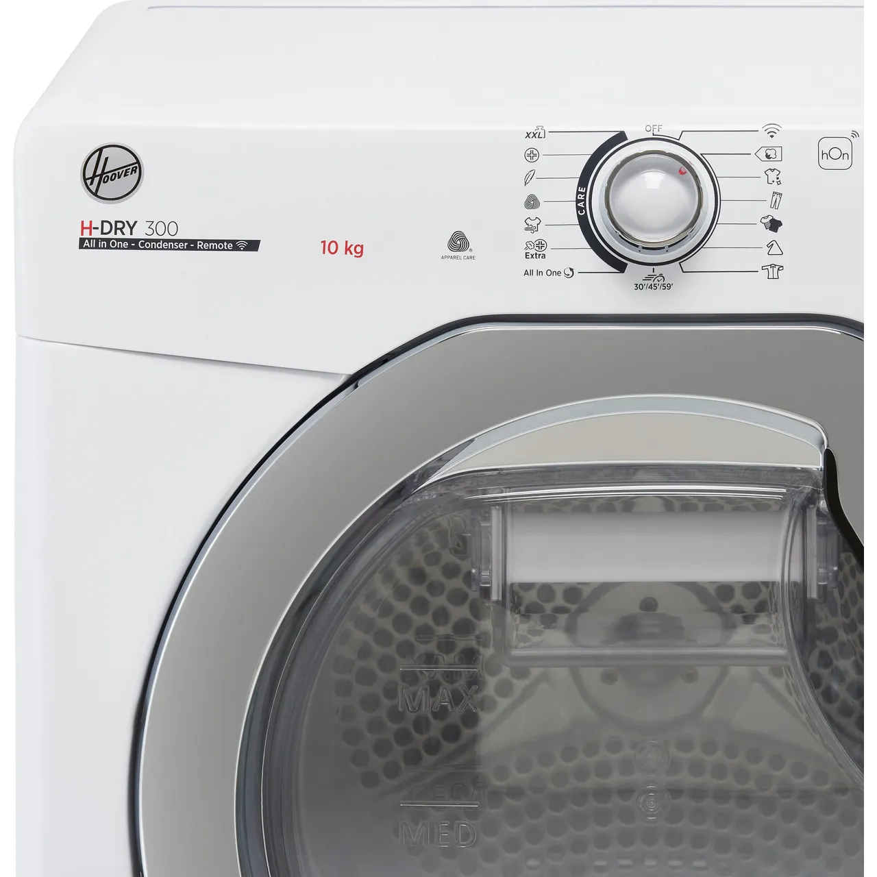 Hoover H-DRY 300 Wifi Connected 10Kg Condenser Tumble Dryer - White - B Rated