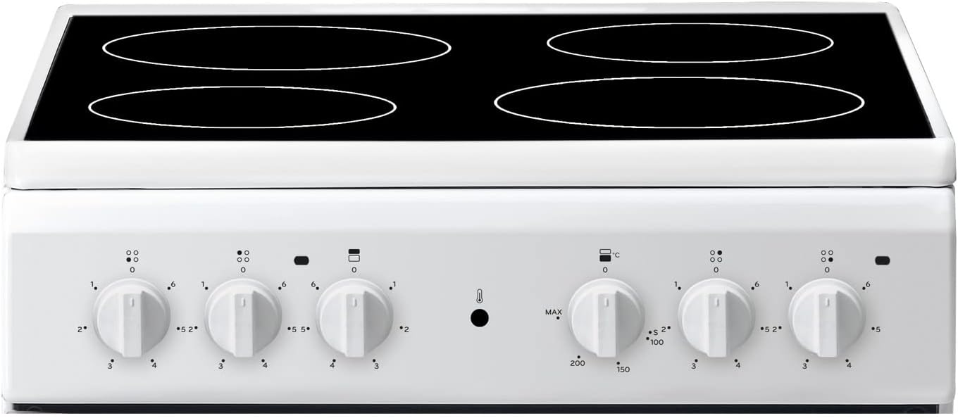 Indesit Electric Freestanding Double Cooker 50cm