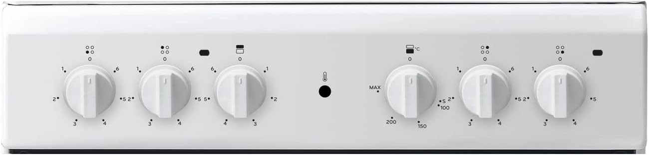 Indesit Electric Freestanding Double Cooker 50cm
