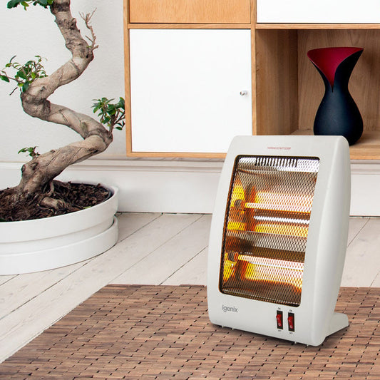 800W QUARTZ HEATER WHITE