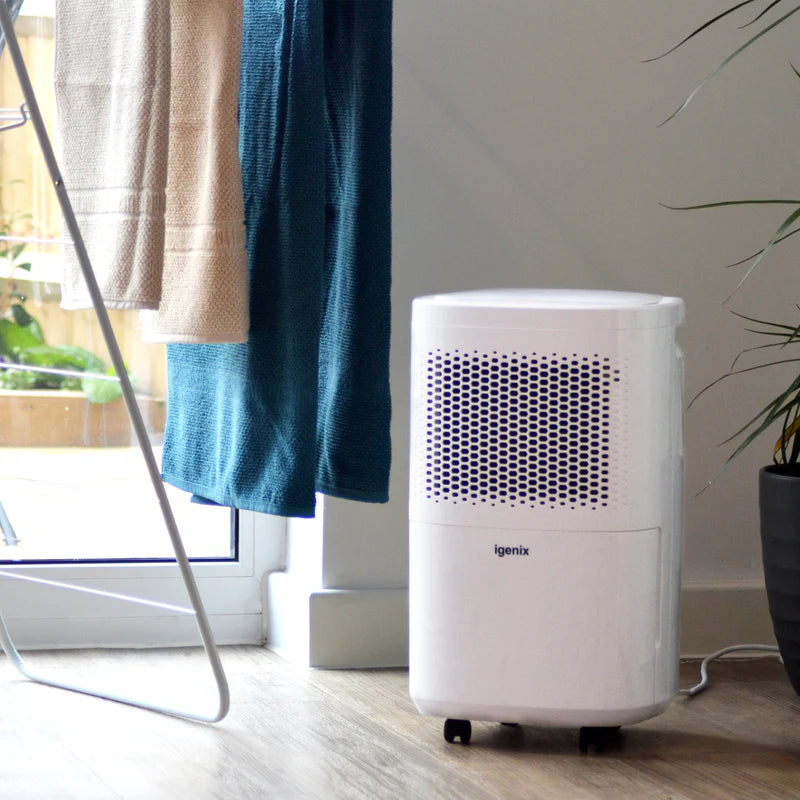 12 Litre Per Day Compressor Dehumidifier White
