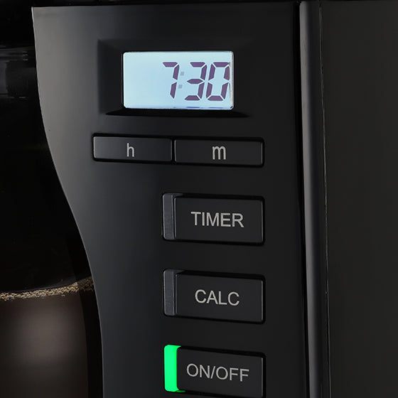 LOOK V TIMER COFFEE MACHINE BLACK