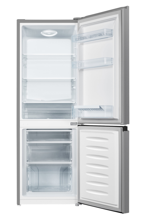 Fridgemaster 60/40 Freestanding Fridge Freezer - Silver
