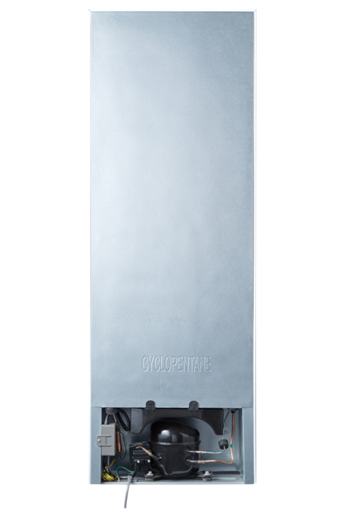 Fridgemaster 60/40 Freestanding Fridge Freezer - Silver