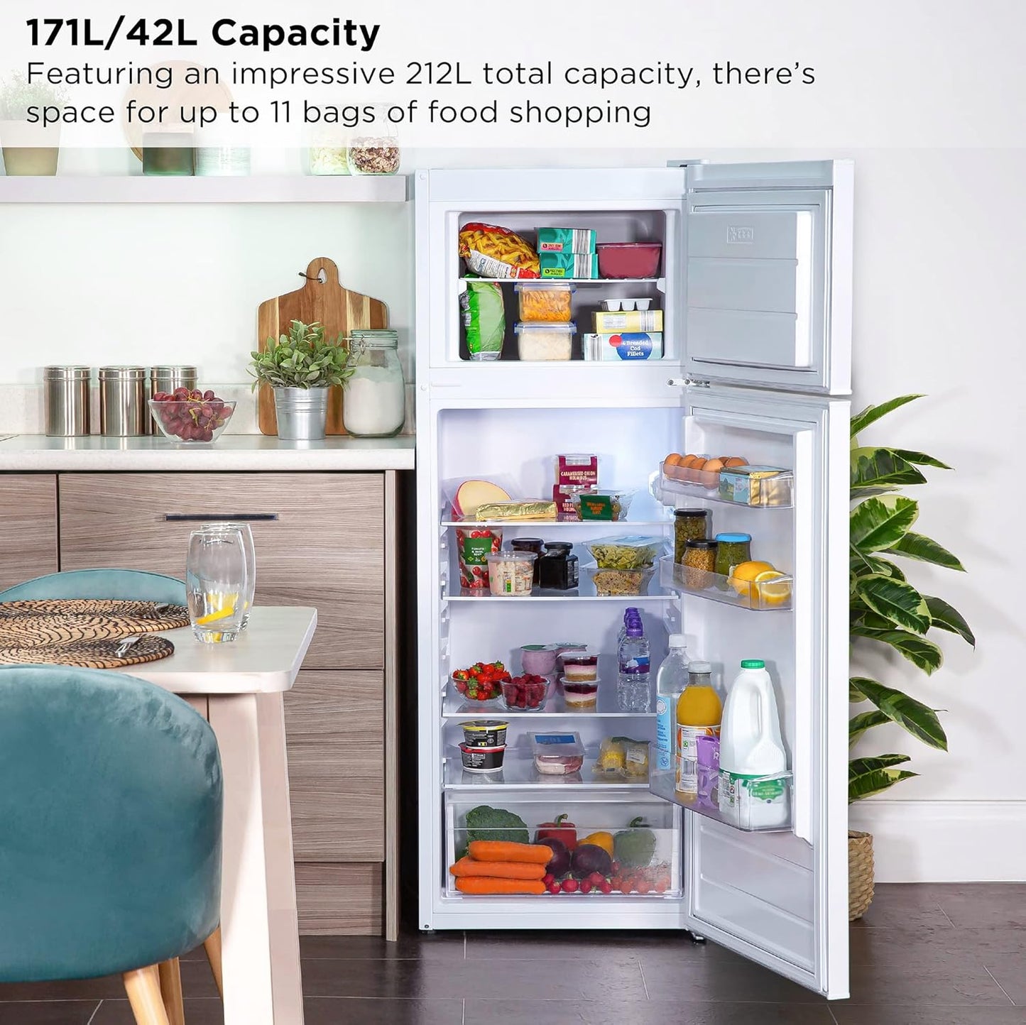 Russell Hobbs 80/20 Small Fridge Freezer