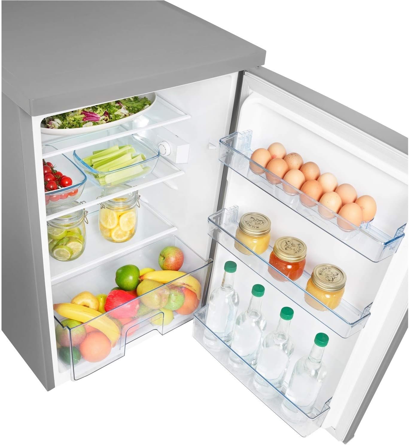 Hisense Under Counter Larder Fridge 133 Litre - Stainless Steel - E Rated