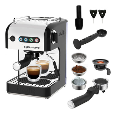 1350W 3 in 1 Coffee and Tea Maker Stainless Steel/Black