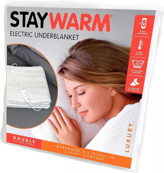 DOUBLE LUXURY HEATED UNDERBLANKET 120X107