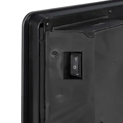 2000W Smart Glass Panel Heater Black