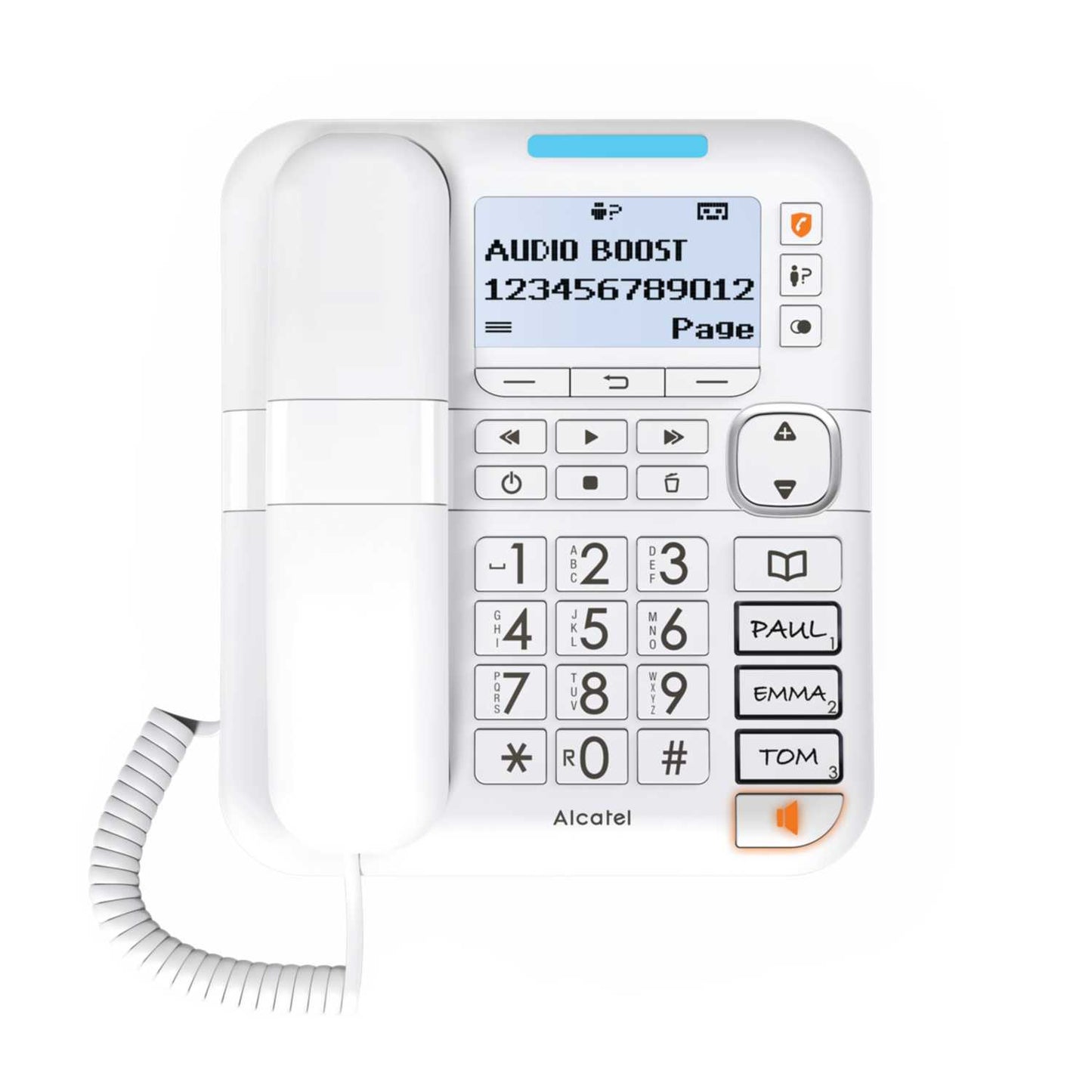 XL785 COMBO CORDED & DECT WHITE