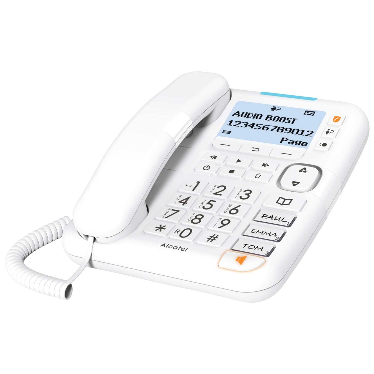 XL785 COMBO CORDED & DECT WHITE