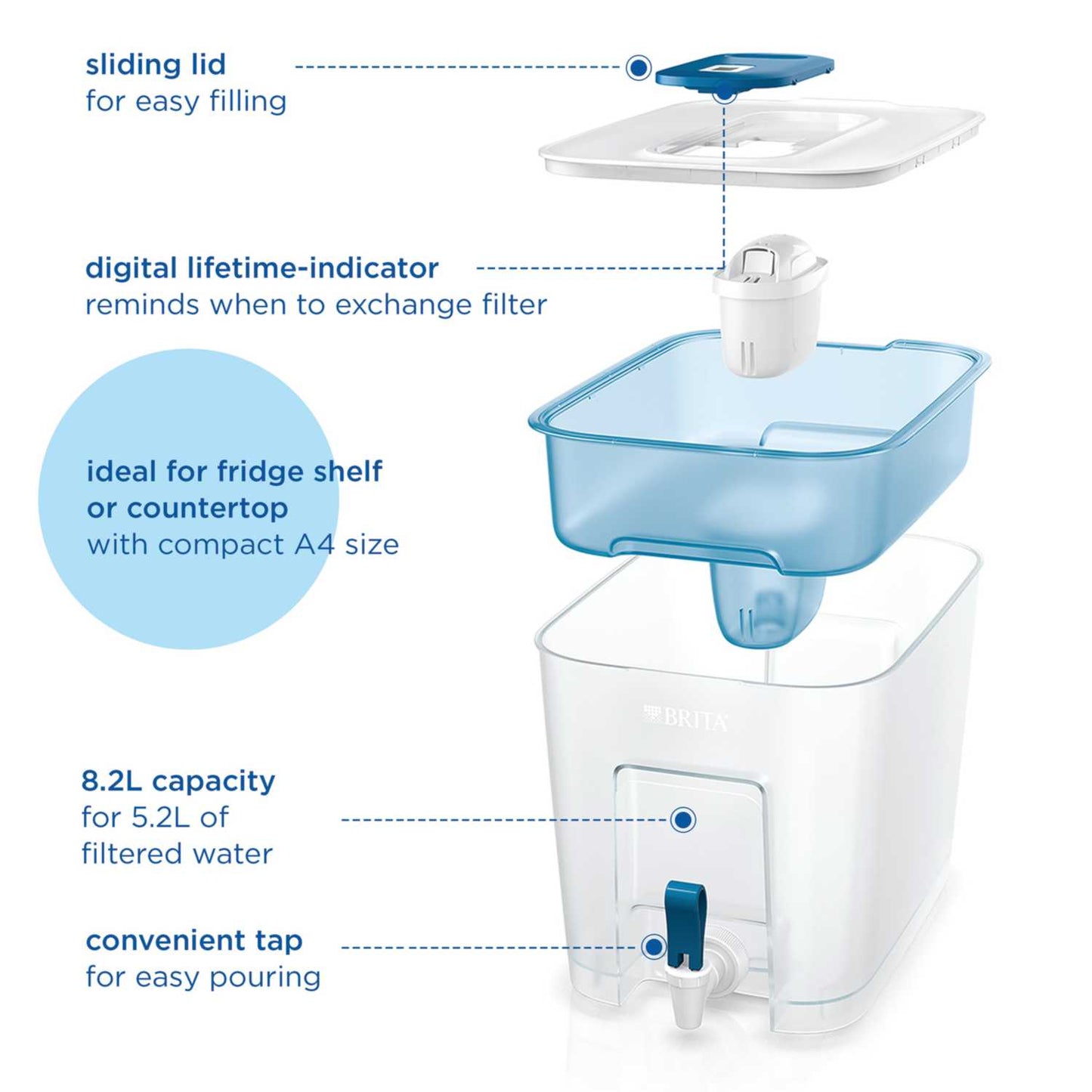 8.2L XXL FLOW WATER FILTER TANK + 1 MAXTRA PRO