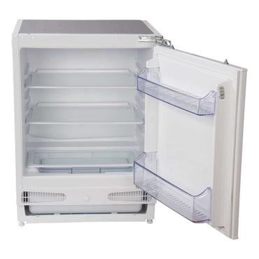 60CM INTEGRATED UNDER COUNTER LARDER FRIDGE WHITE