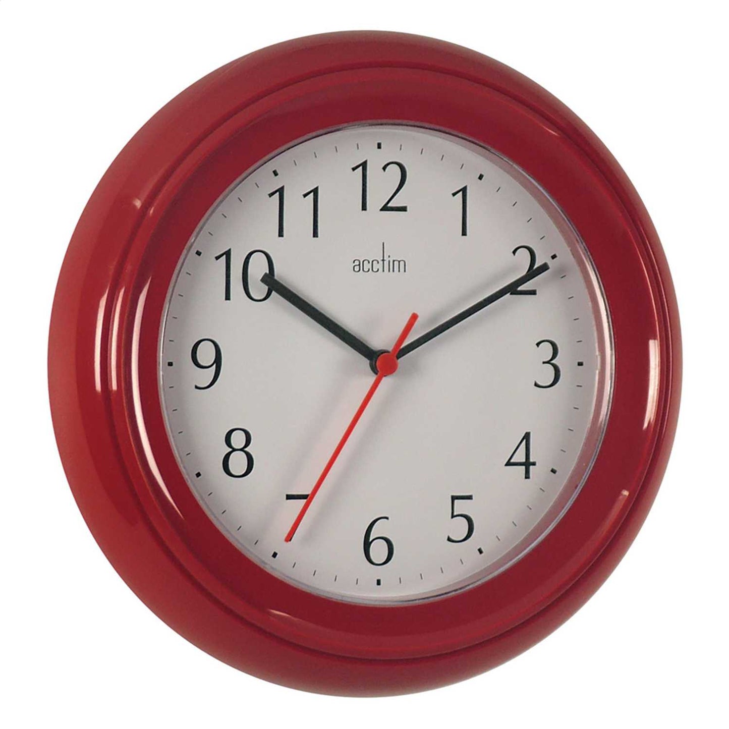 WYCOMBE WALL CLOCK RED