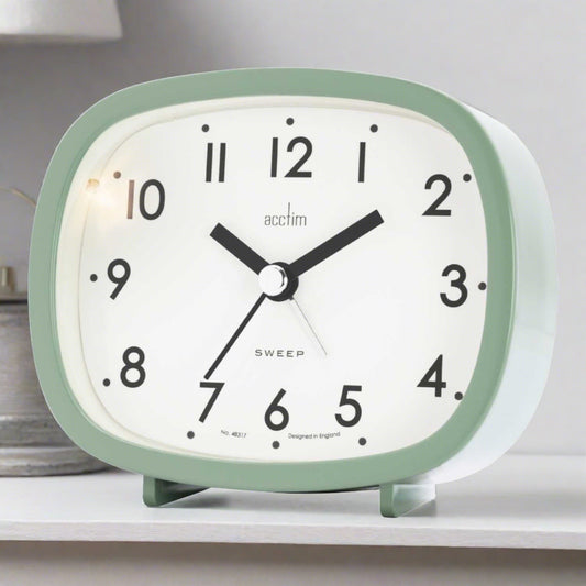 HILDA RETRO NON-TICKING ALARM CLOCK CLOVERFIELD