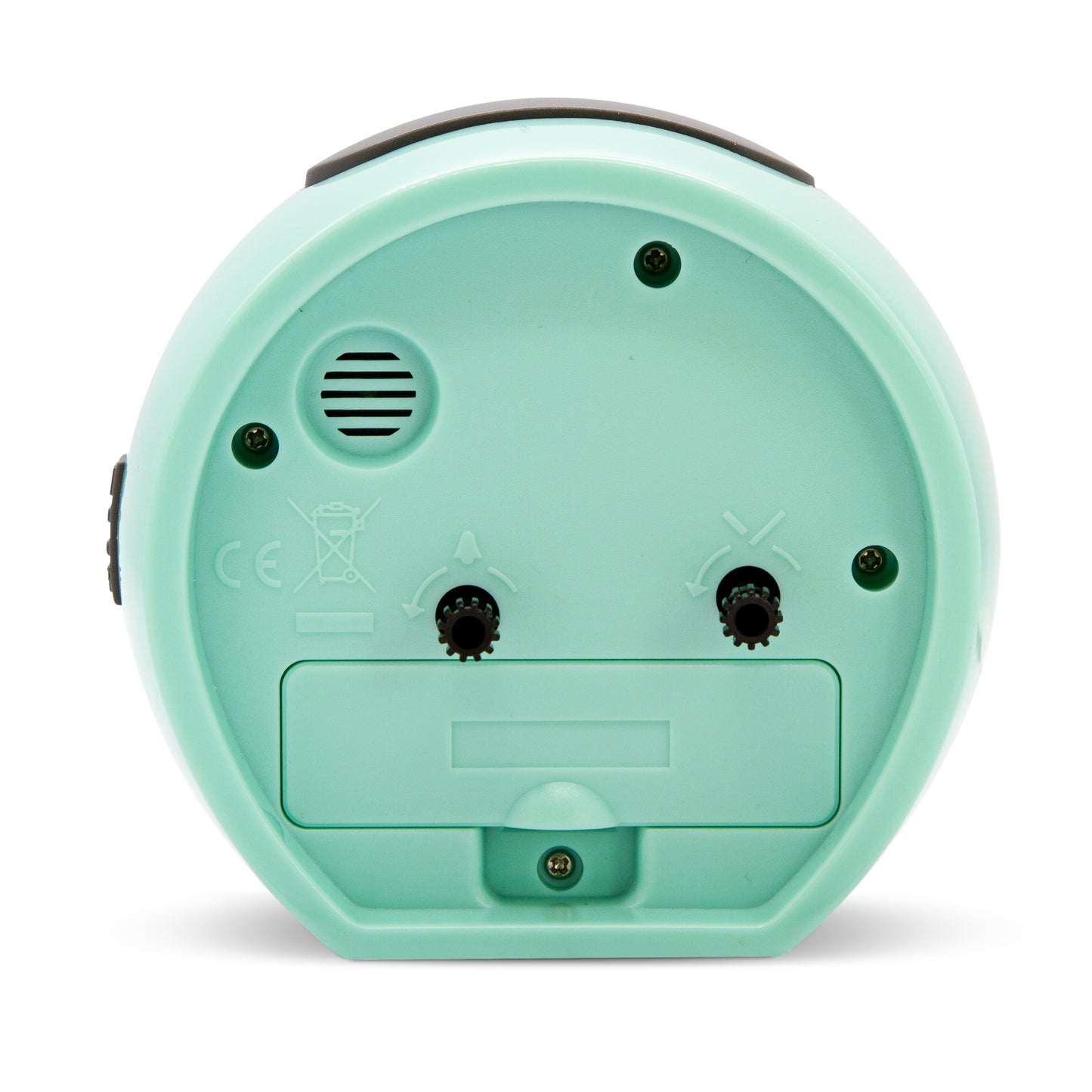 GRACE NON-TICKING ALARM CLOCK MINT HUMBUG