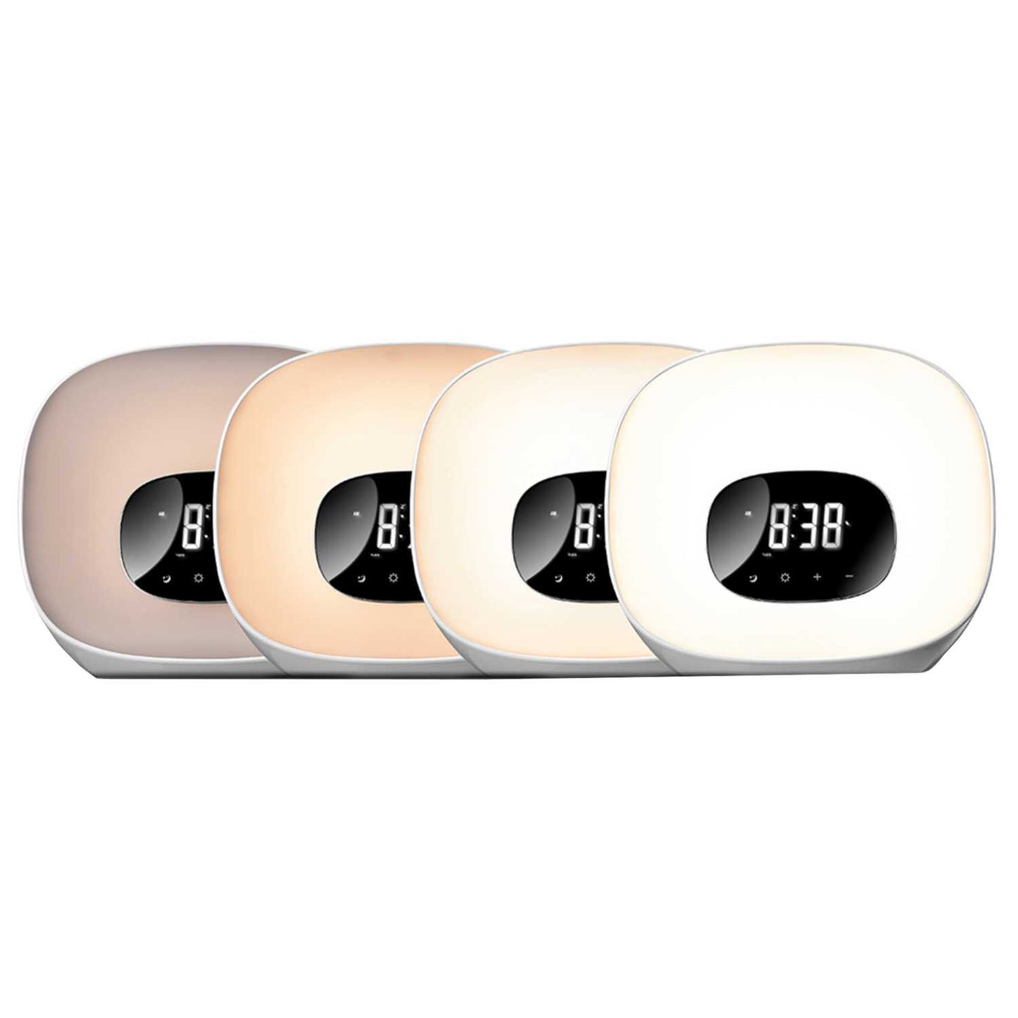 LIGHT CURVE WAKE UP LIGHT FM RADIO & ALARM CLOCK