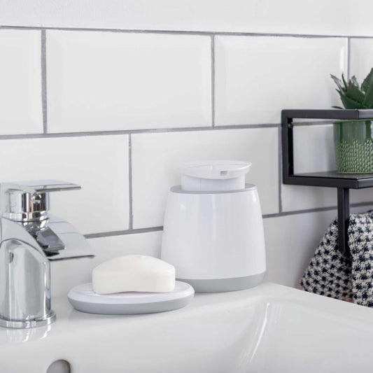 Minky Bathroom Accessory Bundle, 4 Pieces Bathroom Set