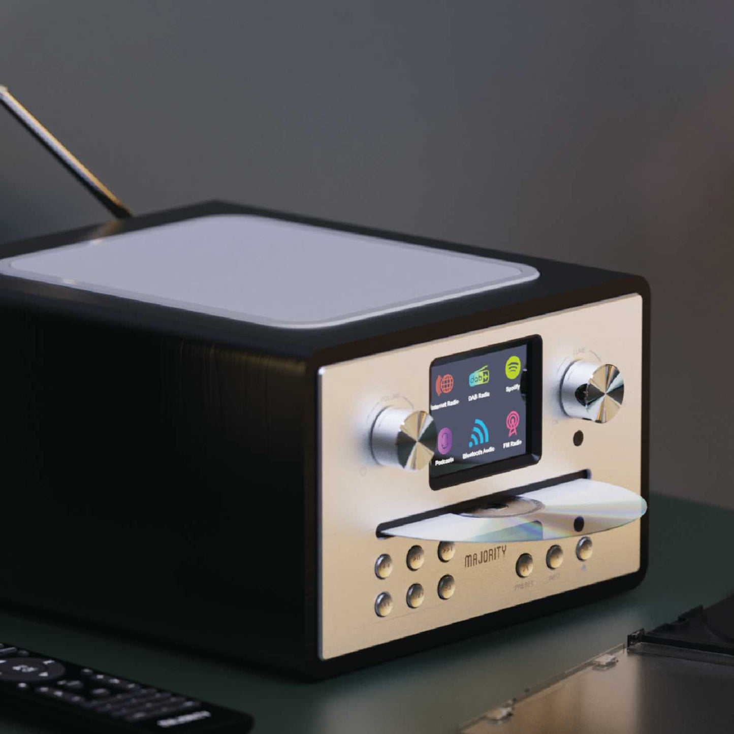 HOMERTON 2 DAB & FM RADIO BLACK