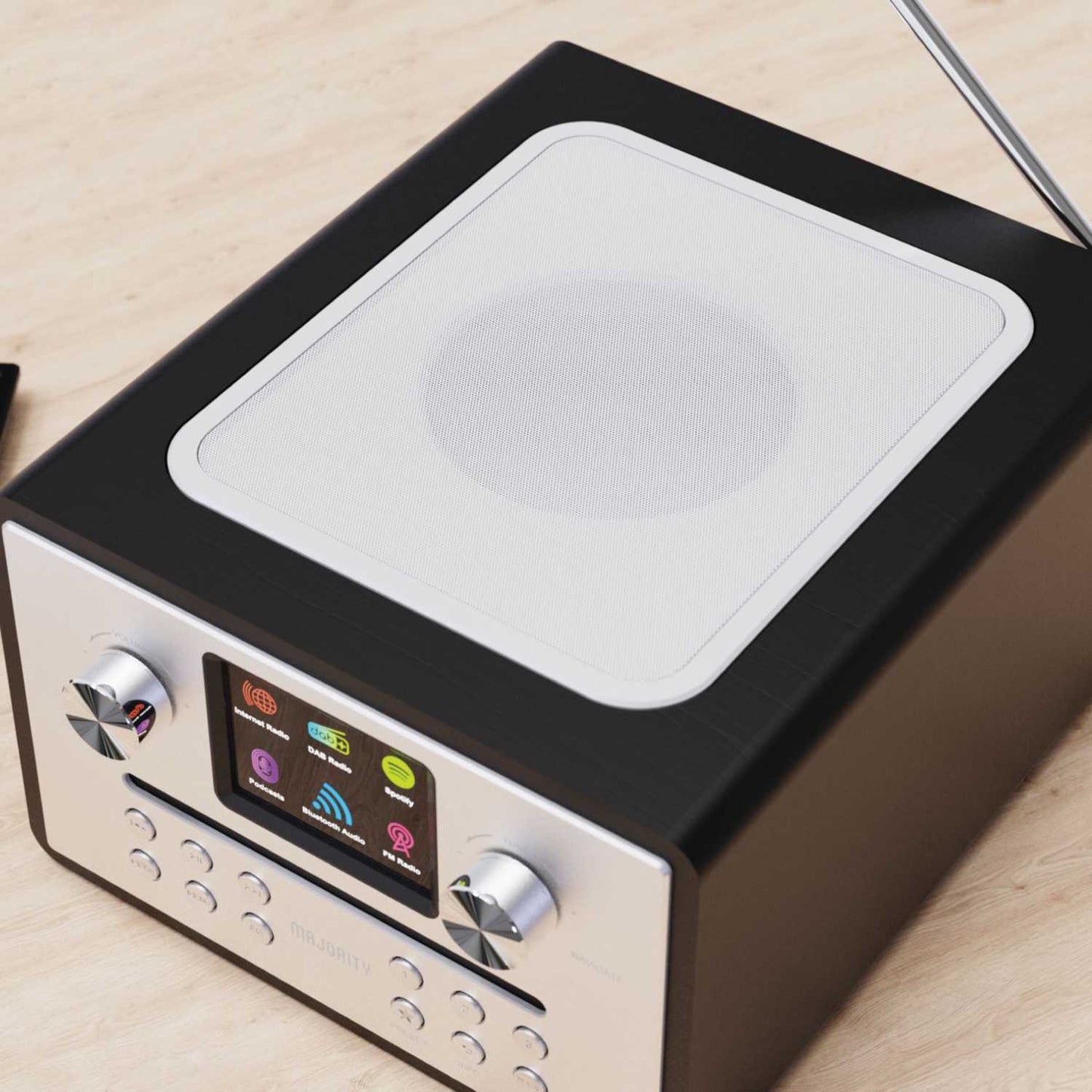 HOMERTON 2 DAB & FM RADIO BLACK
