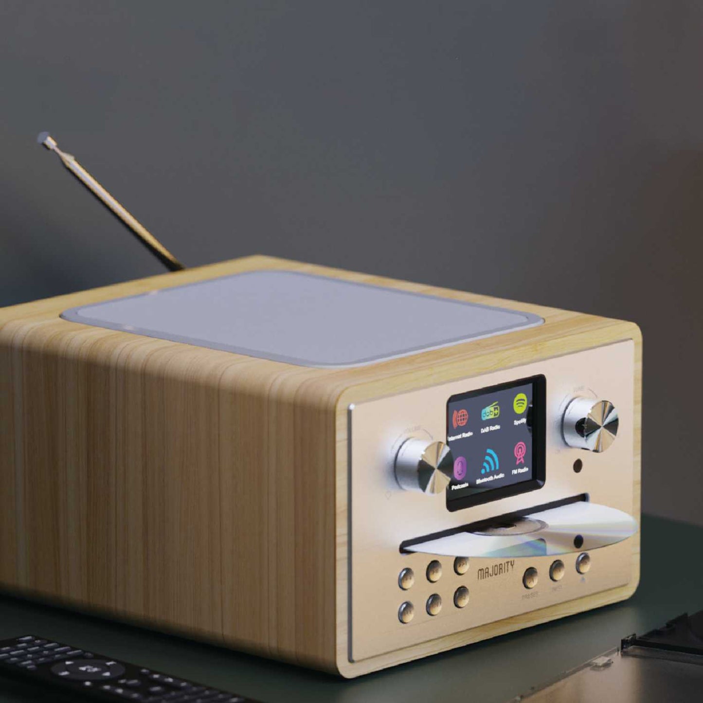 HOMERTON 2 DAB & FM RADIO OAK
