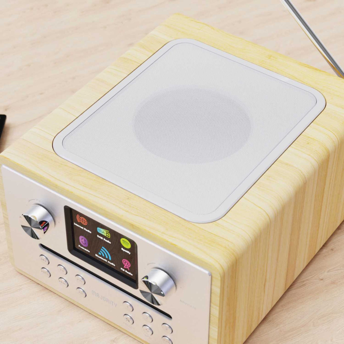 HOMERTON 2 DAB & FM RADIO OAK