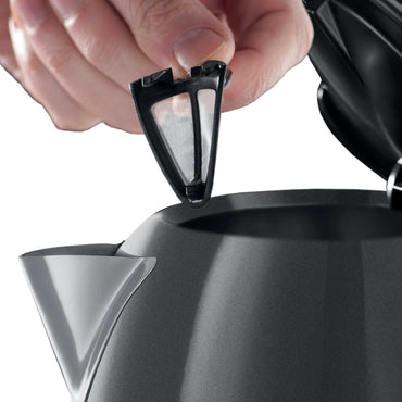 1.7 LITRE 3000W COLOURS PLUS KETTLE GREY