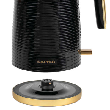 1.7L PALERMO KETTLE BLACK & GOLD