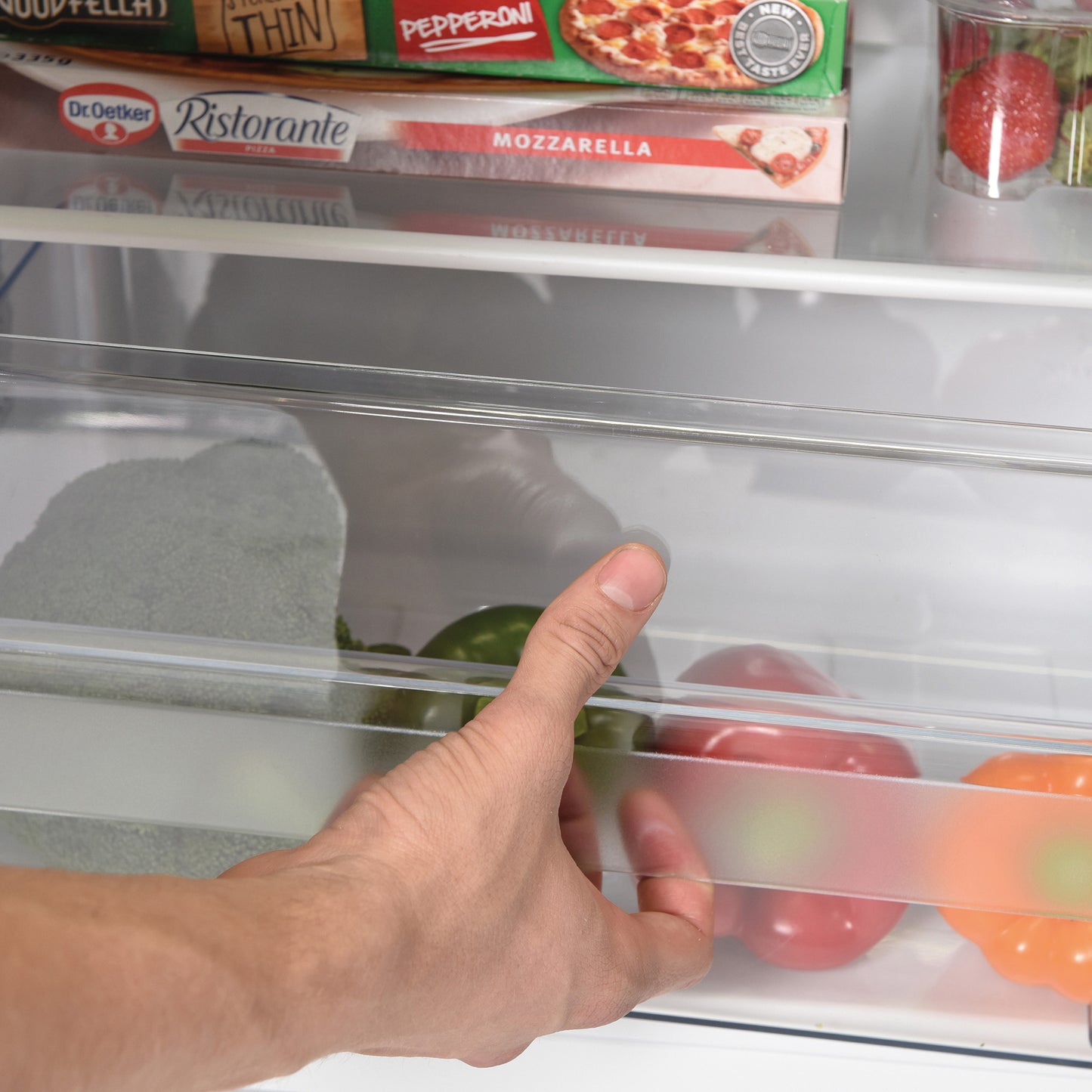 55CM TALL LARDER FRIDGE WHITE