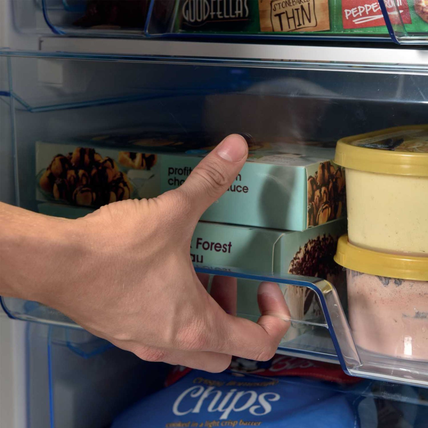 55CM UNDER COUNTER FREEZER SILVER