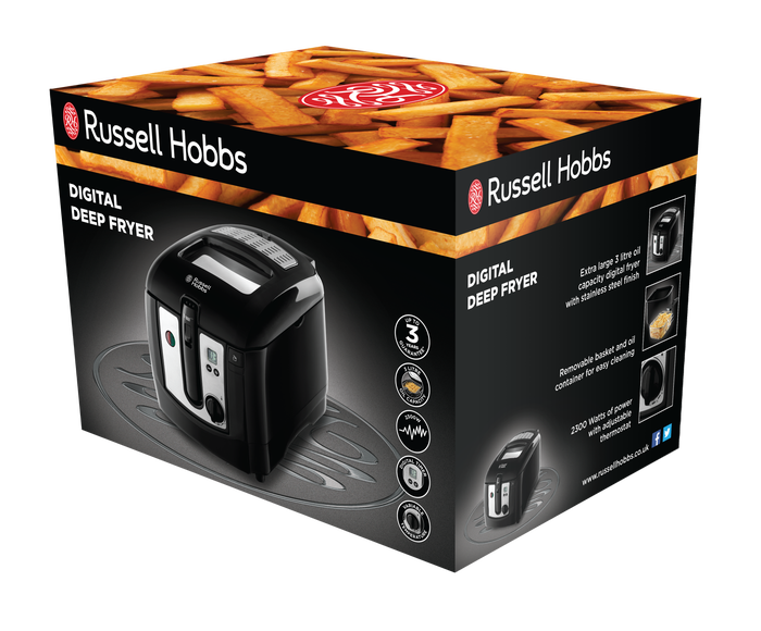 3.3L DIGITAL DEEP FRYER BLACK