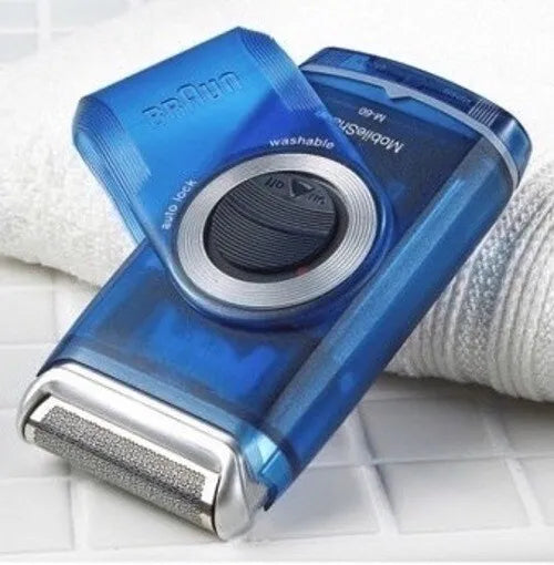 MOBILESHAVE SMART FOIL BATTERY SHAVER BLUE