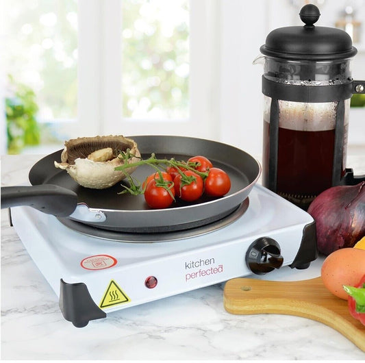 1500W SINGLE HOTPLATE WHITE