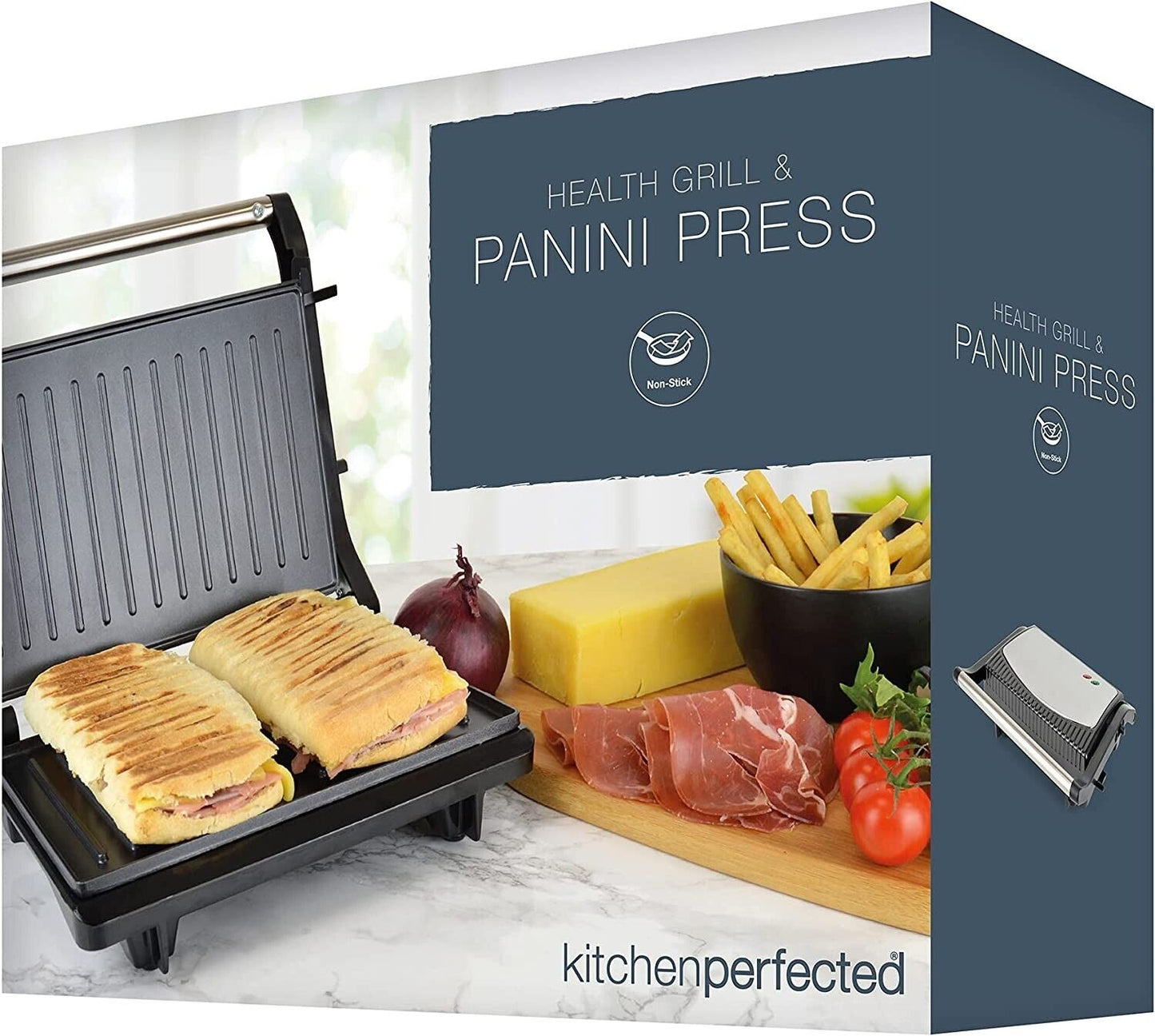 800W HEALTH GRILL & PANINI PRESS